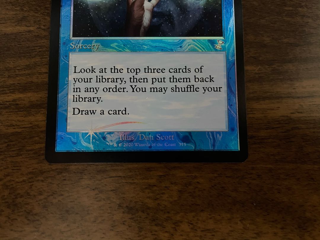 Ponder Old frame foil English ③.