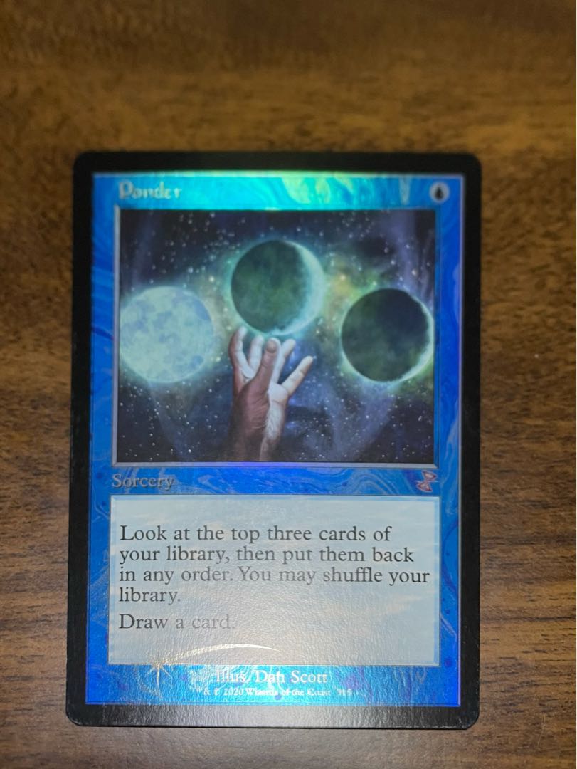 Ponder Old frame foil English ④