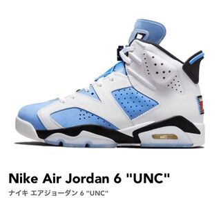 エアジョーダン6UNC 29cm