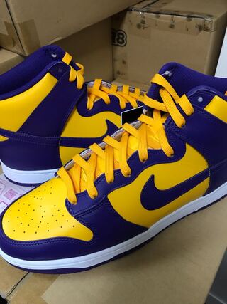 Nike Dunk High Retro Lakers 30cm