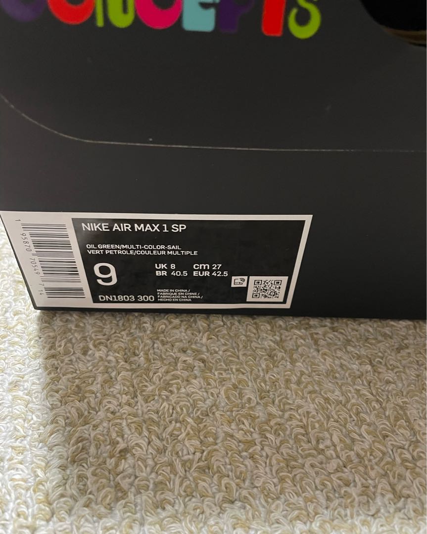 コンセプツ × ナイキ エアマックス1 "メロウ" 27cm