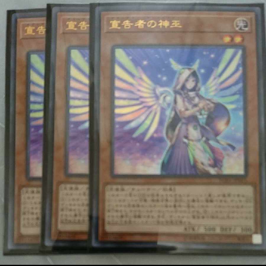 遊戯王 宣告者の神巫 3枚