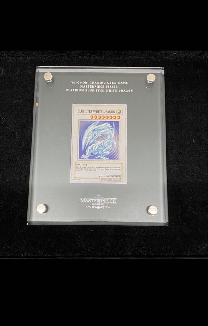 Snubbull Eyes Blue-Eyes White Dragon sterling silver platinum EU edition