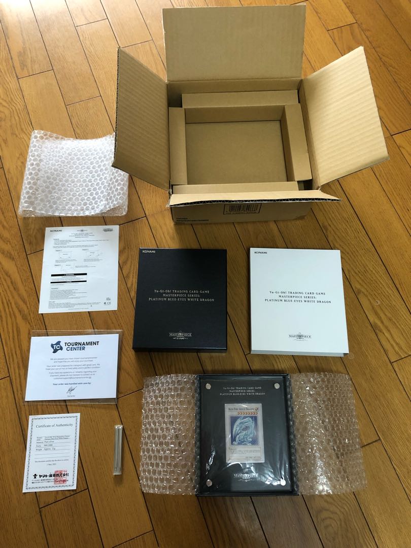 Snubbull Eyes Blue-Eyes White Dragon sterling silver platinum EU edition