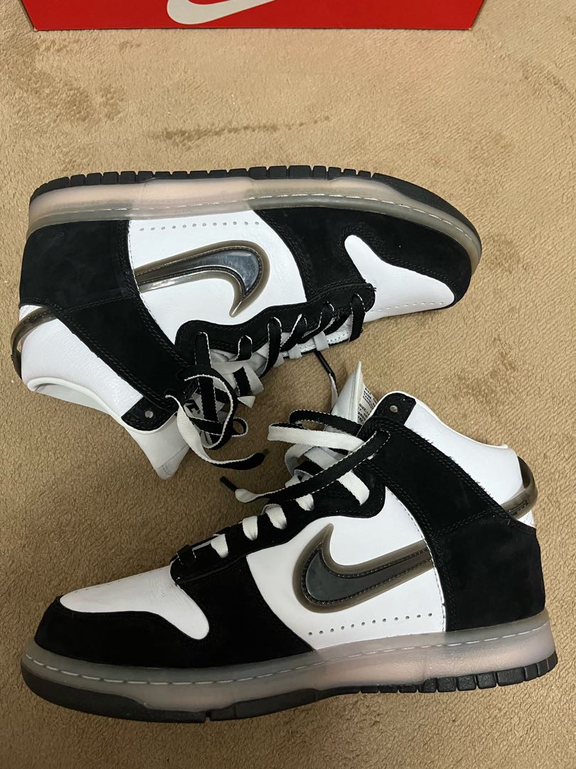 SLAM JAM x NIKE DUNK HIGH "WHITE/CLEAR BLACK" 27cm