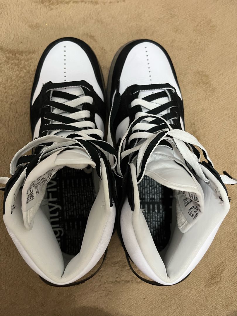 SLAM JAM x NIKE DUNK HIGH "WHITE/CLEAR BLACK" 27cm