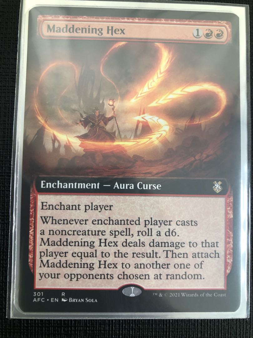 Set of 2 Maddening Hex Rare 301/62