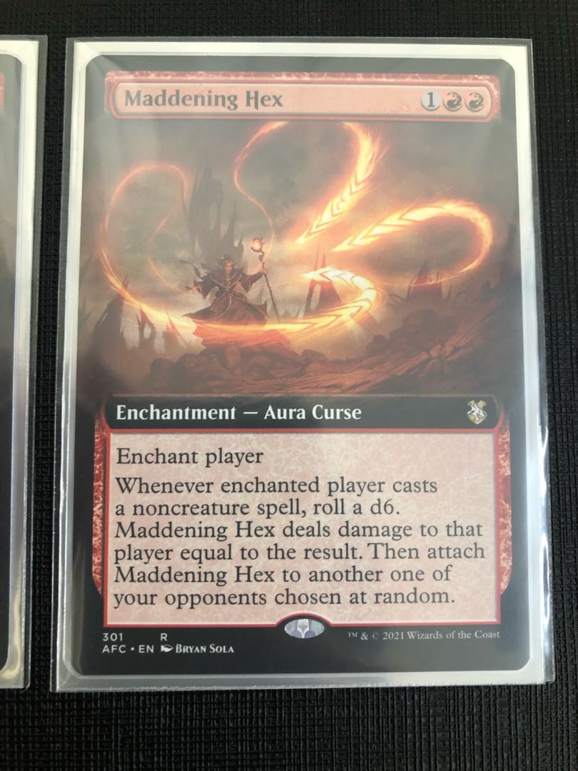 Set of 2 Maddening Hex Rare 301/62