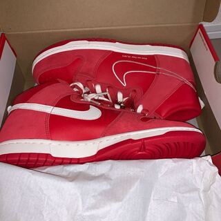 【新品未使用】NIKE DUNK HIGH SE FIRST USE "UNIVERSITY RED" 27.5cm