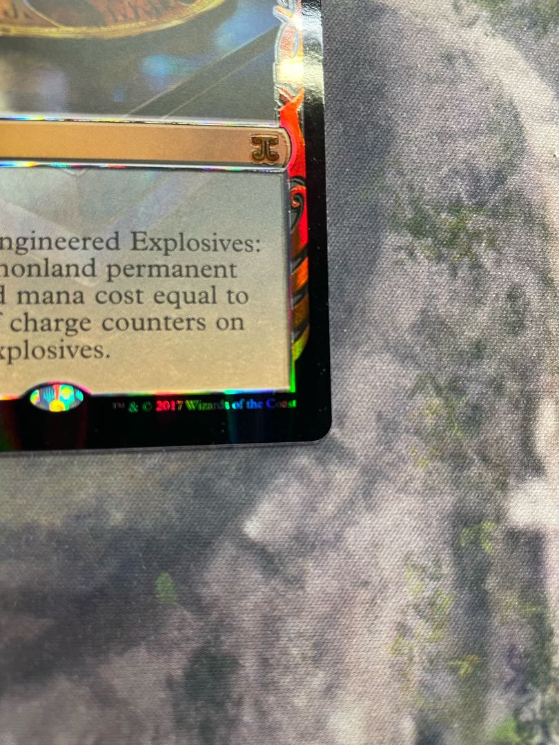 Engineered Explosives English foil EXP partial gloss