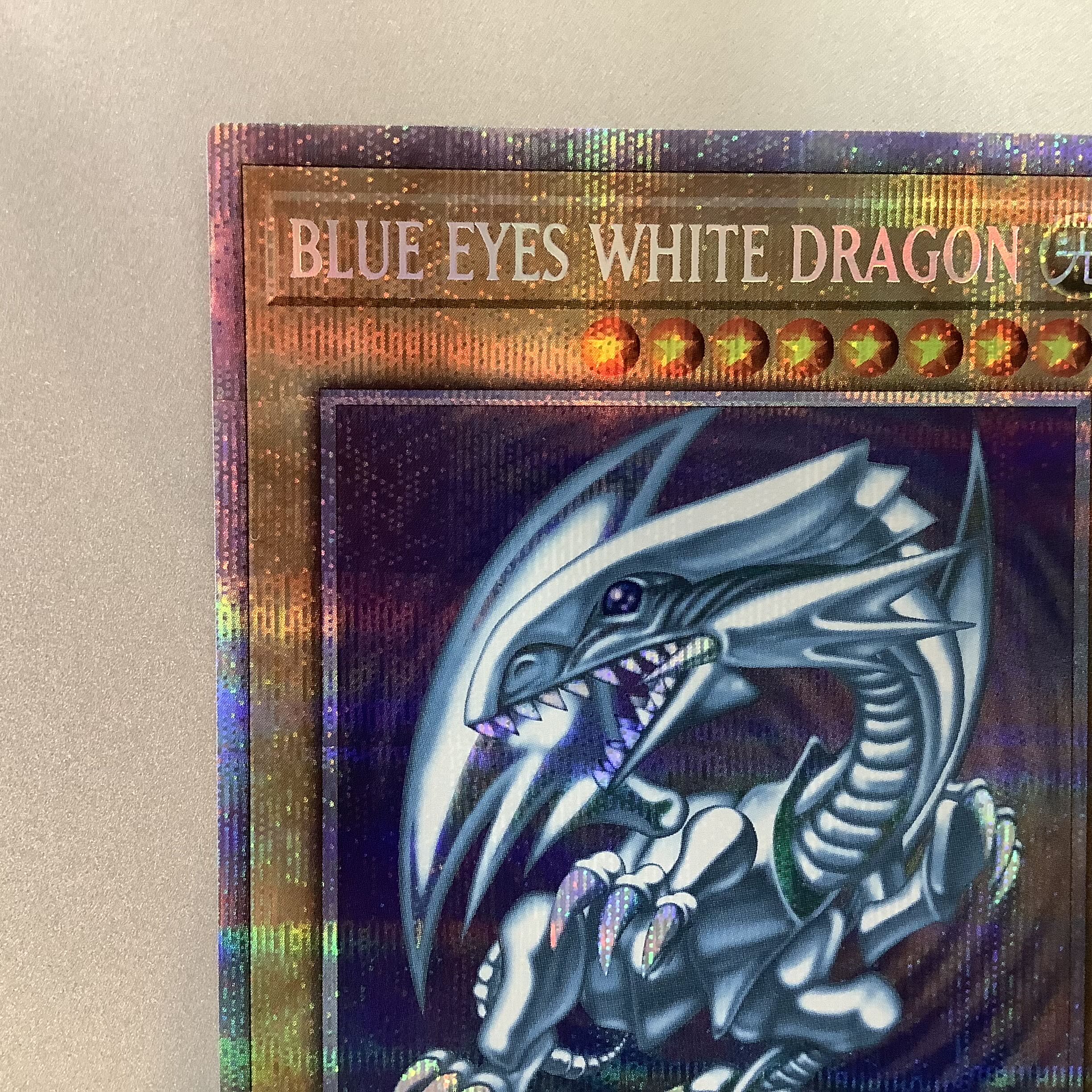 (Beautiful) BLUE EYES WHITE DRAGON Blue-Eyes White Dragon Prismatic Secret Rare AC02