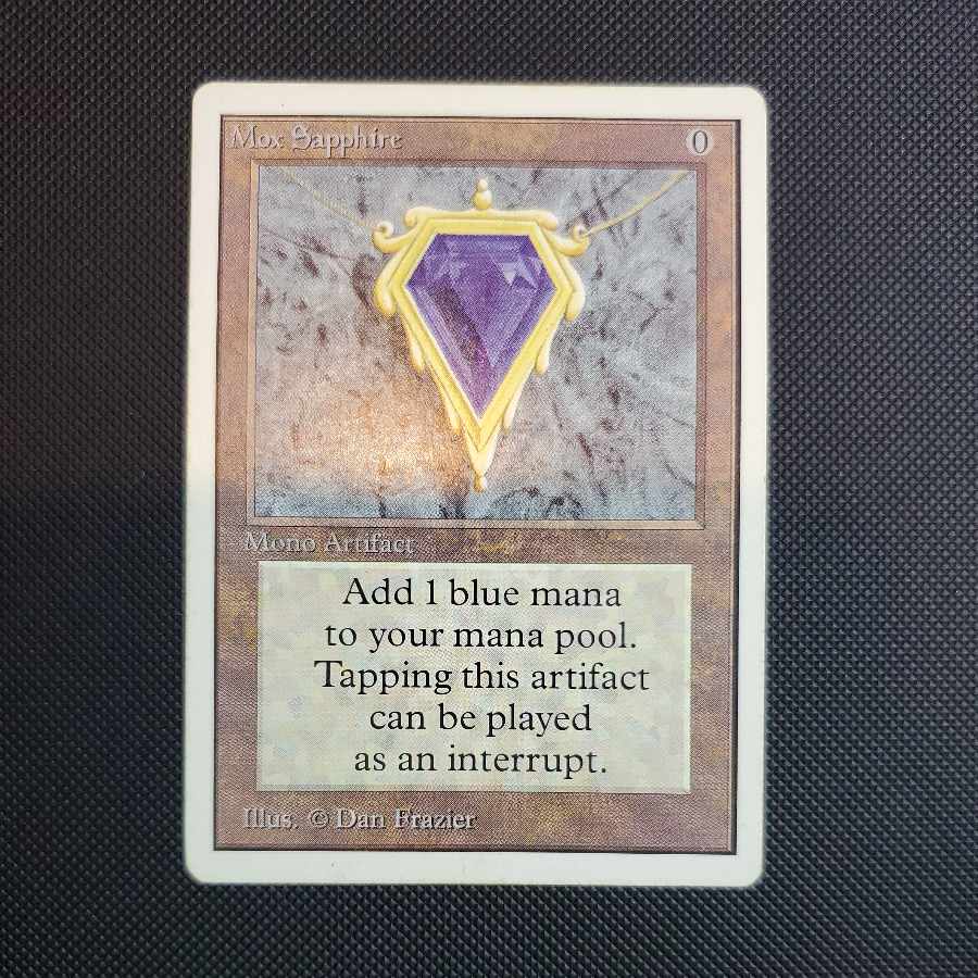 Mox sapphire　2ed　MP～HP程度　