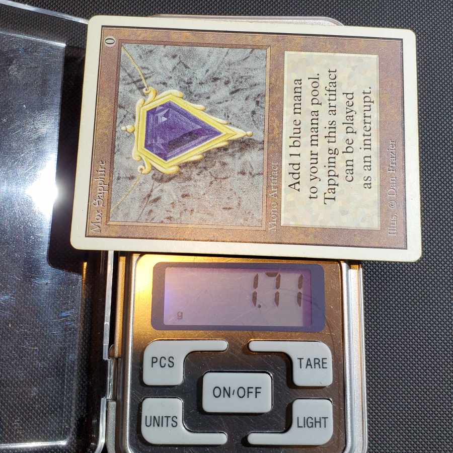 Mox sapphire　2ed　MP～HP程度　