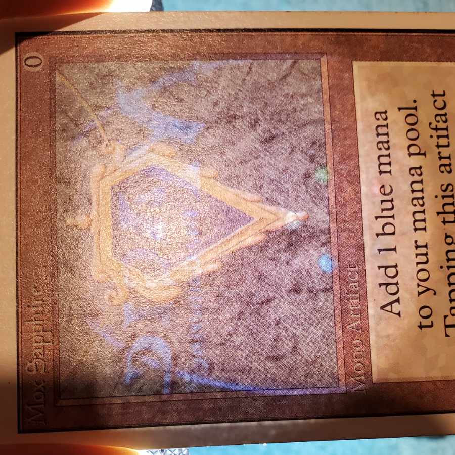 Mox sapphire　2ed　MP～HP程度　