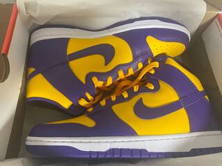 27cm nike dunk high retro Lakers 27cm
