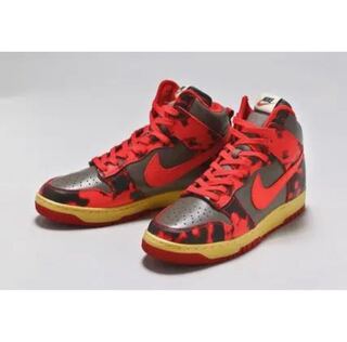 Nike Dunk High 1985 Red Acid Wash アシッド 27.5cm