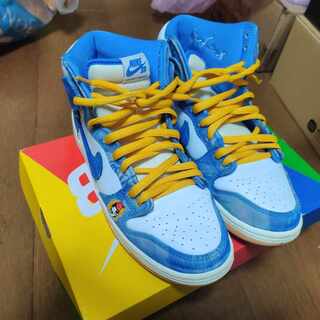 Carpet Company x Nike SB Dunk High Pro Qs HoWight/Dark Sulphur Coconut Milk Royal Pulse CV1677-100 27cm