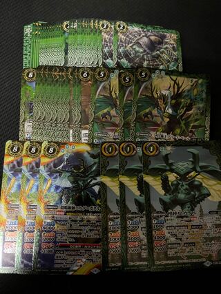 バトルスピリッツ　リベレーションオブゴッド　緑　Xレア以下3コンセット 1枚