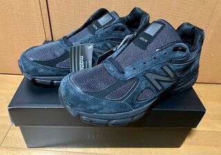 JJJJound × New Balance 990V4 "Navy" 27.5cm