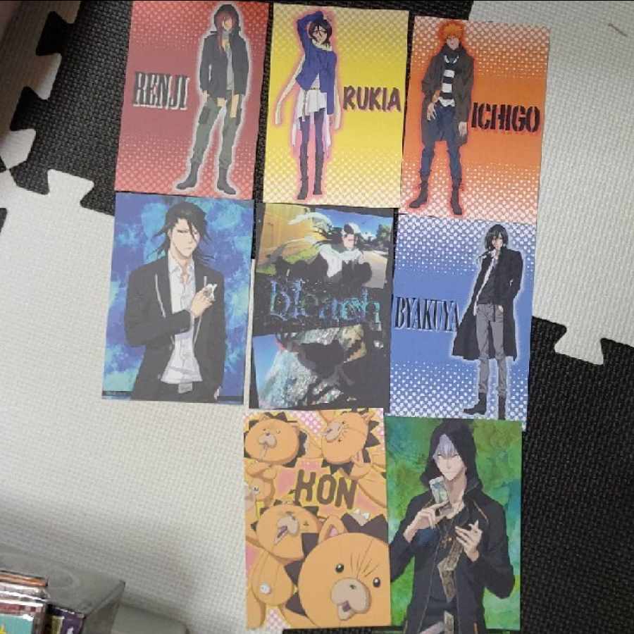 BLEACH ポストカード 一番くじ 黒崎一護 朽木白哉 市丸ギン