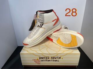 Maison Chateau Rouge × Air Jordan 2 High 28cm