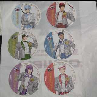 Kuroko no Basketball Anicafe Coaster Kuroko Tetsuya Fire God Taiga Aomine Daiki Midorima Shintaro Akaashi Seijuro Shihara Atsushi Black Bus