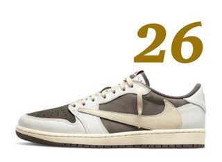 26cm Travis Scott×Nike Air Jordan 1 Low Reverse Mocha 26cm