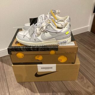 NIKE×off-white ダンク lot49 25.5cm