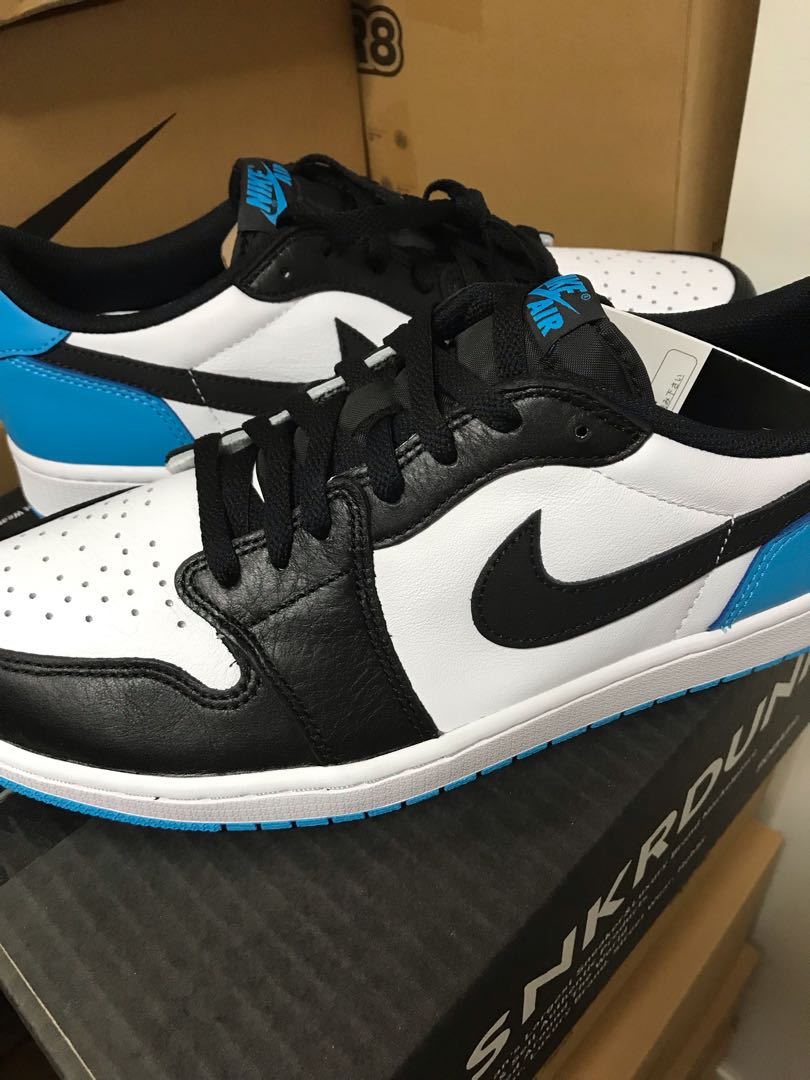 Nike Air Jordan 1 Low OG "Black and Dark Powder  30cm