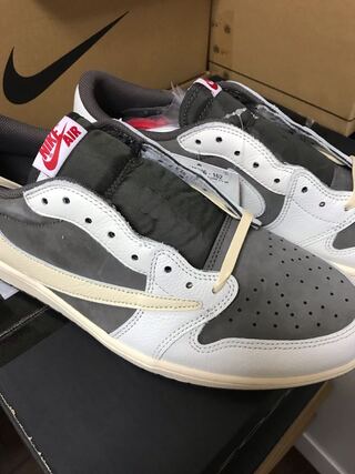 Travis Scott × Nike Air Jordan 1 Low Reverse Mocha/Sail and Ridgerock 30cm