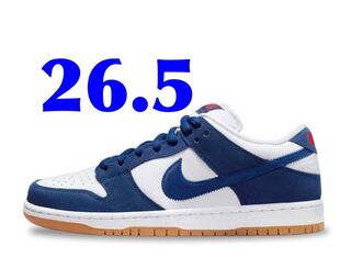 26.5cm Nike SB Dunk Low "Los Angeles Dodgers/Deep Royal Blue" 26.5cm