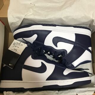 ナイキ　ダンク　ハイ　チャンピオンシップネイビー　28cm 28cm