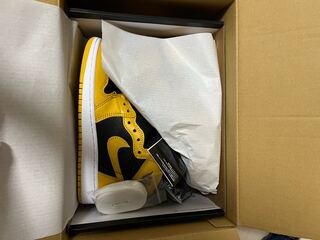 NIKE GS AIR JORDAN 1 HIGH OG "POLLEN" 23cm