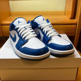 Nike WMNS Air Jordan 1 Low "Marina Blue" ナイキ ウィメンズ エアジョーダン1 ロー "マリーナブルー" 25.5cm