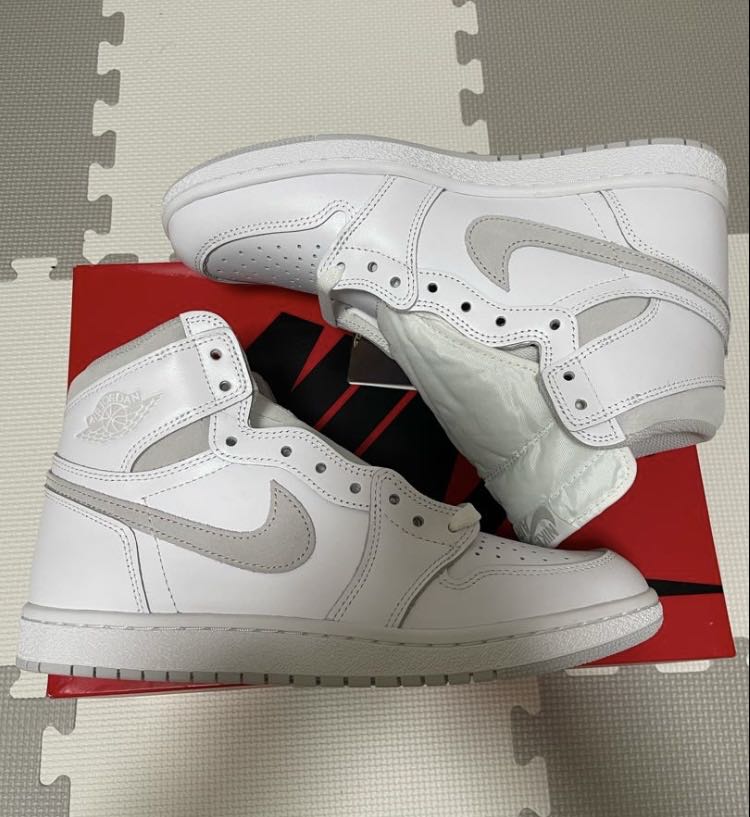 nike air jordan 1 high 85 "neutral gray" 27cm