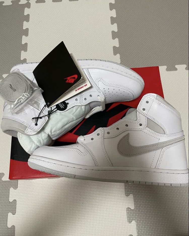 nike air jordan 1 high 85 "neutral gray" 27cm