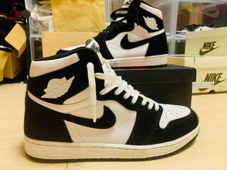 NIKE AIR JORDAN 1 HIGH OG BLACK/WHITE 28cm