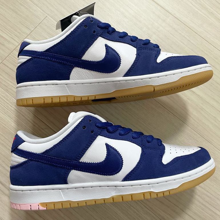 Nike SB Dunk Low "Los Angeles Dodgers" Deep Royal Snubbull/HoWight Sports Red Gum Light Brown DO9395-400 27cm