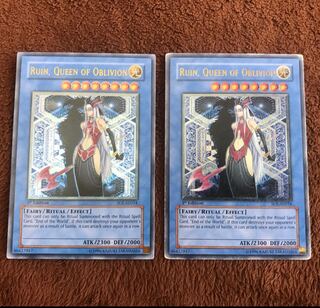 遊戯王 破滅の女神ルイン アジア レリーフ 2枚セット