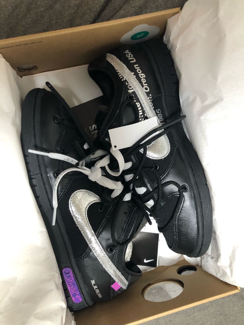 off white dunk low 50 26.5cm