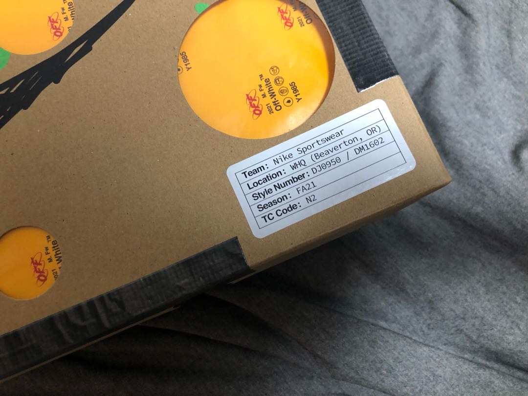 off white dunk low 50 26.5cm