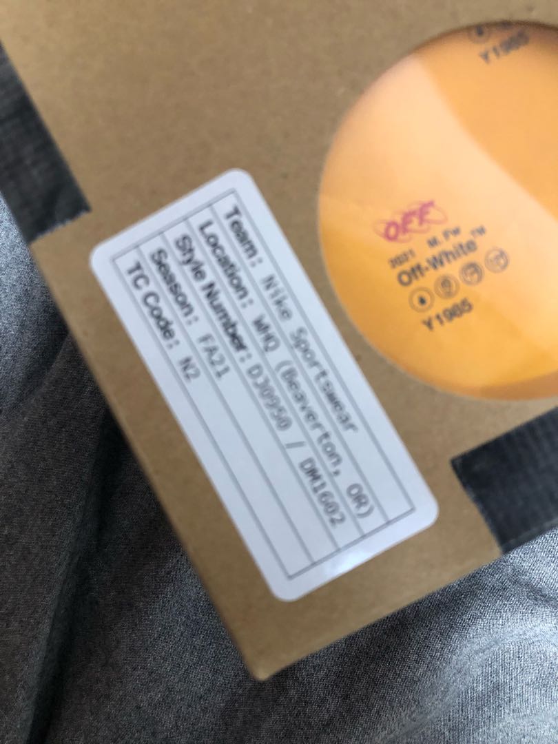 off white dunk low 50 26.5cm