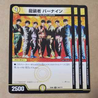 龍装者 バーナイン　3枚 3枚