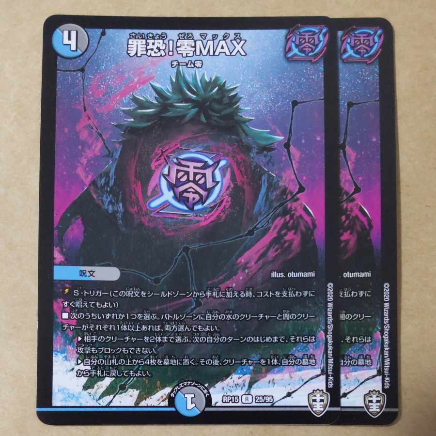 Crime Fear! Zero Max. 2 pieces