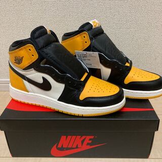 24.0 nike air jordan 1 retro high og gs taxi 575441-711 24cm