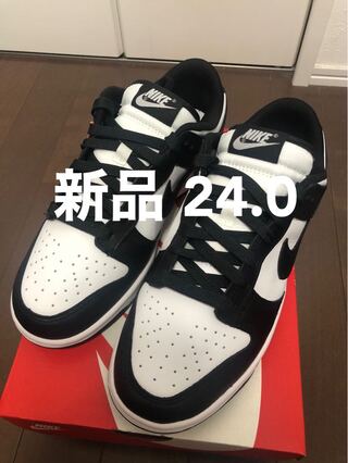 ナイキ ダンク ロー レトロ ホワイト/ブラックホワイト DD1391-100 24cm