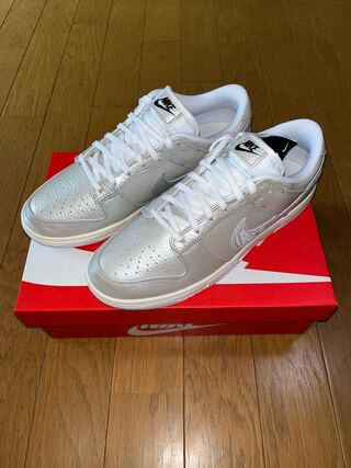 28.5cm dunk low se シルバー 28.5cm