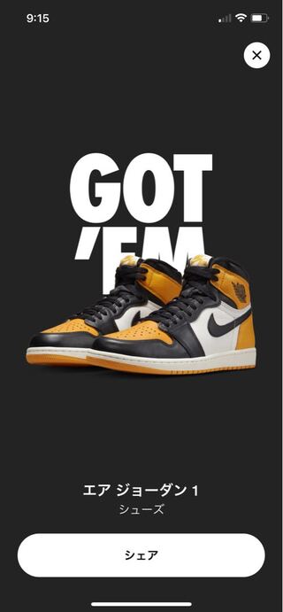 NIKE AIR JORDAN 1 ナイキ エアジョーダン1 ハイOG タクシー 28cm 28cm