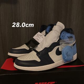 28.0cm★Nike Air Jordan 1 High OG "Obsidian" 28cm