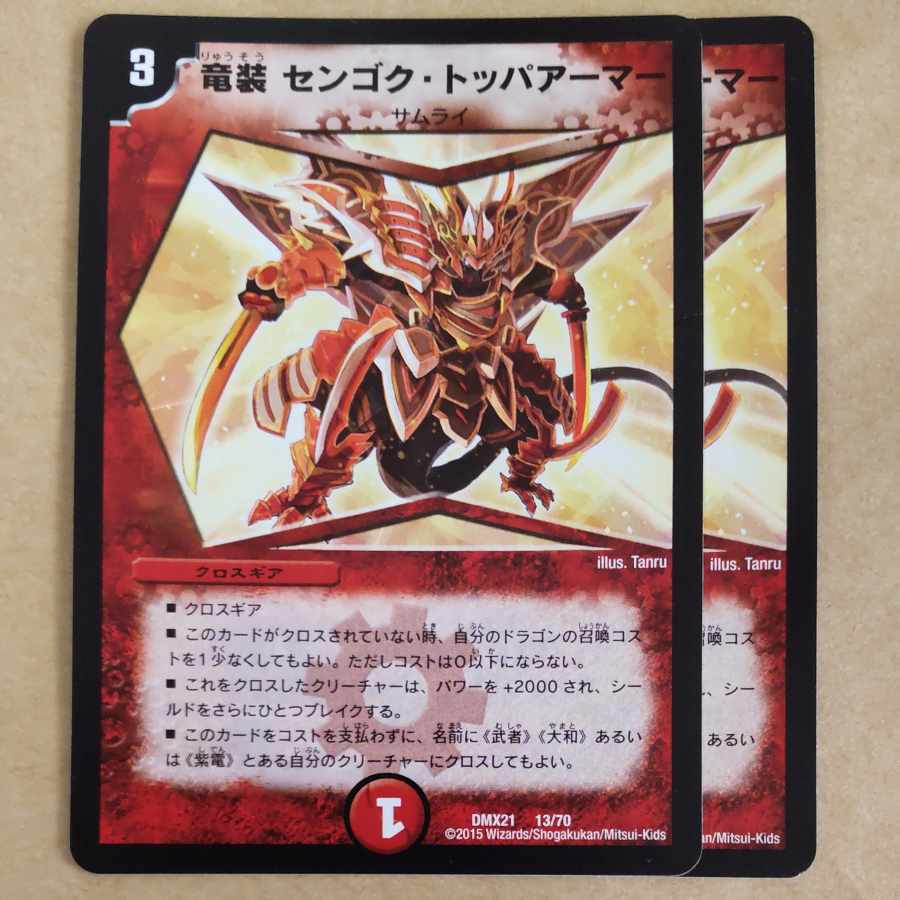 2 pieces of dragon armor Sengoku Toppa Armor